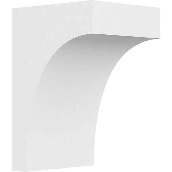 Ekena Millwork Standard Stockport Architectural Grade PVC Corbel, 7"W x 8"D x 12"H CORP07X08X12STO - main